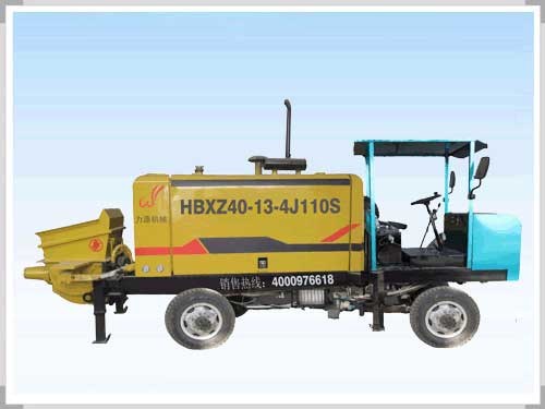 hbxz40-13-4j110s行走式混凝土輸送泵
